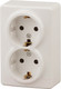 Миниатюра изображения товара Розетка ЭРА Эксперт 11-2205-02 / Б0020692 (слоновая кость)