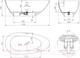 Миниатюра изображения товара Ванна из искусственного мрамора Salini Paola 172x82 / 101512SM