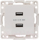 Миниатюра изображения товара Розетка EKF PROxima Стокгольм EYR16-028-10-2USB (белый)