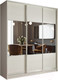 Миниатюра изображения товара Шкаф-купе Евва 176 BBZ.01 / АЭП ШК.3 03 (бодега/бодега/жемчуг зерно)