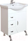 Миниатюра изображения товара Тумба с умывальником Onika Луна 60.106 106005 + Селигер 1WH110268