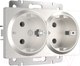 Миниатюра изображения товара Розетка Werkel W1172013 / a051175 (перламутровый рифленый)