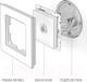Миниатюра изображения товара Розетка Werkel W1183008 / a051612 (черный матовый)