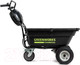 Миниатюра изображения товара Тележка аккумуляторная садовая Greenworks 7400607 82В (без АКБ и ЗУ)