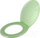 Миниатюра изображения товара Сиденье для унитаза Мультидом Ракушка / СЗ72-93 (зеленый)