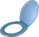 Миниатюра изображения товара Сиденье для унитаза Мультидом Ракушка / СГ72-92 (голубой)