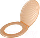 Миниатюра изображения товара Сиденье для унитаза Мультидом Ракушка / СБ72-91 (бежевый)