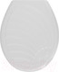 Миниатюра изображения товара Сиденье для унитаза Мультидом Ракушка / СУ72-90 (белый)