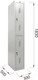 Миниатюра изображения товара Шкаф металлический Brabix LK 12-30 / 291133