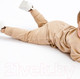Миниатюра изображения товара Костюм для малышей Amarobaby Fashion / AB-OD21-FS11/03-92 (бежевый, р. 92)