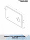 Миниатюра изображения товара Зеркало Континент Bliss Led 120x70 (с увеличительным зеркалом и часами)