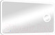 Миниатюра изображения товара Зеркало Континент Bliss Led 120x70 (с увеличительным зеркалом и часами)