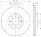 Миниатюра изображения товара Тормозной диск Textar 92145703