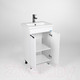Миниатюра изображения товара Тумба с умывальником Viant Лима Como 50 / VLIM50CO-T2ST + S-UM-COM50/1-w