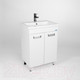 Миниатюра изображения товара Тумба с умывальником Viant Вена Como 60 / VVEN60CO-T2ST + S-UM-COM60/1-w