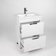Миниатюра изображения товара Тумба с умывальником Viant Лима Como 60 / VLIM60CO-T2Y + S-UM-COM60/1-w