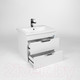 Миниатюра изображения товара Тумба с умывальником Viant Лима Como 60 / VLIM60CO-T2YP + S-UM-COM60/1-w