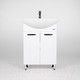 Миниатюра изображения товара Тумба с умывальником Viant Милан Балтика 60 / VMIL60BA-T2ST + WH110246