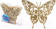 Миниатюра изображения товара Набор елочных игрушек Волшебная страна Бабочки / 005633
