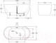 Миниатюра изображения товара Ванна акриловая BelBagno BB70-1500-W0