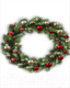 Миниатюра изображения товара Скатерть JoyArty Рождественский венок / tc_37164 (180x145)