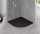 Миниатюра изображения товара Экран для душевого поддона Cezares TRAY-AS-R-90-100-SCR-NERO