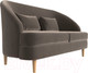 Миниатюра изображения товара Диван Лига Диванов Атико 304 / 109887 (велюр, коричневый)
