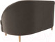 Миниатюра изображения товара Диван Лига Диванов Атико 304 / 109887 (велюр, коричневый)