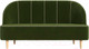 Миниатюра изображения товара Диван Лига Диванов Фелини 305 / 109864 (микровельвет, зеленый)
