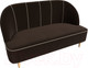 Миниатюра изображения товара Диван Лига Диванов Фелини 305 / 109866 (микровельвет, коричневый)