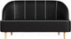 Миниатюра изображения товара Диван Лига Диванов Фелини 305 / 109876 (экокожа, черный)