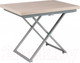 Миниатюра изображения товара Стол-трансформер Levmar Compact D68 (дуб шамони светлый/опоры серебристый)