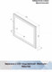 Миниатюра изображения товара Зеркало Континент Mercury Led 90x70