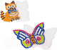Миниатюра изображения товара Развивающая игра Bondibon Термомозаика с блестками. Бабочка и кошка / ВВ5043