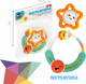 Миниатюра изображения товара Набор прорезывателей для зубов Bondibon Baby You. Звездочка, круг с солнышком / ВВ5318