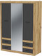 Миниатюра изображения товара Шкаф Интерлиния Loft LT-ШК1 (дуб золотой/антрацит)