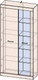 Миниатюра изображения товара Шкаф с витриной Interline LT-ШВ1 (дуб золотой/антрацит)