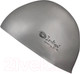 Миниатюра изображения товара Шапочка для плавания Indigo Sport Стартовая 3D форма / IN085 (серый металлик)