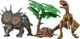 Миниатюра изображения товара Набор фигурок коллекционных Masai Mara Динозавры и драконы для детей. Мир динозавров / MM206-017