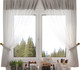 Миниатюра изображения товара Комплект штор LEGRAND Софт-Вуаль 135x160 / 58 091 387 (2шт, с подхватами, стальной)