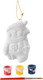 Миниатюра изображения товара Набор для творчества Bondibon Елочные украшения. Снеговичок / ВВ1662