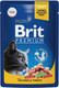 Миниатюра изображения товара Влажный корм для кошек Brit Premium Salmon & Trout / 5048854 (85г)