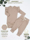 Миниатюра изображения товара Комплект одежды для малышей Amarobaby Fashion / AB-OD21-FS2/03-56 (бежевый, р. 56)