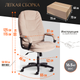 Миниатюра изображения товара Кресло офисное Tetchair Comfort LT флок (бежевый 7)