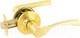 Миниатюра изображения товара Ручка дверная Нора-М ЗВ2-05-Э (матовое золото)