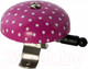 Миниатюра изображения товара Звонок для велосипеда Liix Горошек розовый / 1342