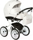 Миниатюра изображения товара Детская универсальная коляска INDIGO Special Plus 14 2 в 1 (Is 01, белая кожа)