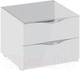 Миниатюра изображения товара Прикроватная тумба ТриЯ Глосс ТД-319.03.01 (белый глянец/стекло)