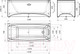 Миниатюра изображения товара Ванна акриловая Vannesa Веста 168х70 / 2-78-0-0-1-237Р
