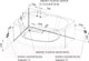 Миниатюра изображения товара Ванна акриловая Vannesa Монти 150x105 L / 2-78-0-1-1-213